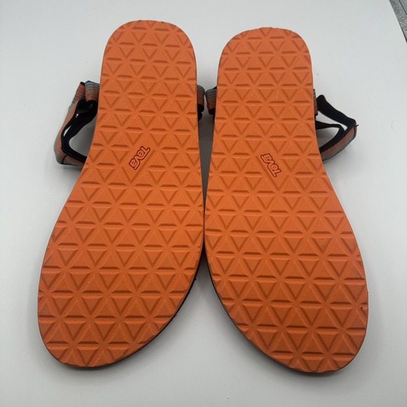 TEVA Original Universal Sandals Mens‎ Sz 14 Carrot Orange/Blue Adjustable Sport main image 5